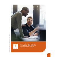 Publications 3 Focusing the efforts to maximize value